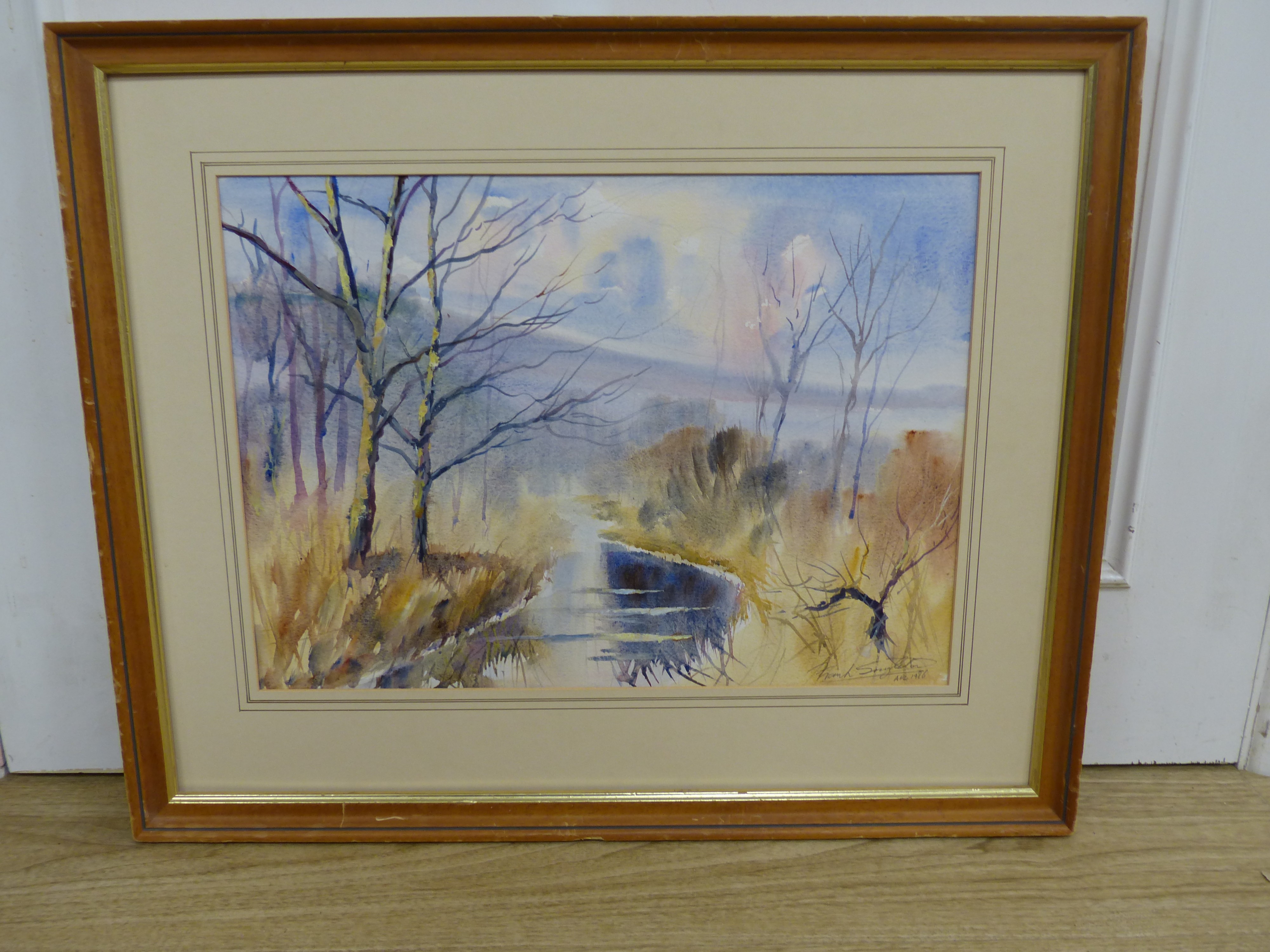 Frank V. Singleton (20th C.), watercolour, 'Cuckmere Valley', 46 x 33cm